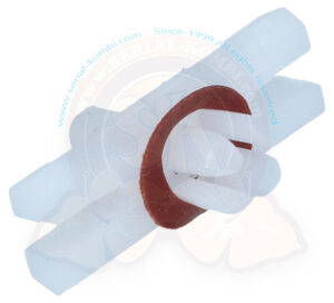 Clip de plástico para moldura fina de 7 mm, Escarabajo, Tipo 3, 8/1966- (por unidad)