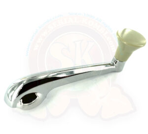 Manivela elevalunas de puerta, Karmann Ghia 8/1955-7/1967 Cromada / Silver Beige (unidad)