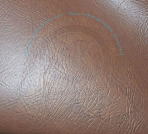 Vinyle de siège Westfalia, Marron, largeur 140cm (au mètre)