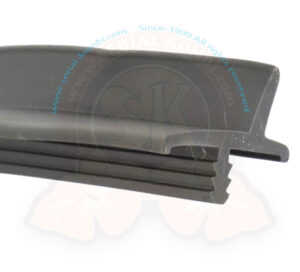 Profilo in gomma per bordo sportello mobile, grigio scuro, venduto al metro Westfalia 8/1963-7/1992 e T4 9/1990-6/2003 California Westfalia
