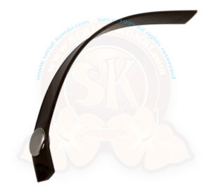 Curtain strap with stainless snap fastener, black, Westfalia, 5/1979-7/1992, without screw SK101703 (per piece)