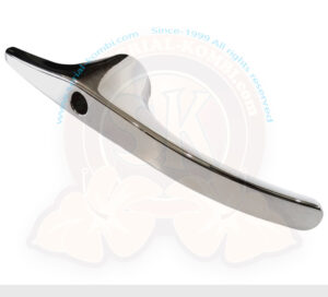 Maniglia interna porta scorrevole, alluminio lucidato, Westfalia 8/1967-7/1979