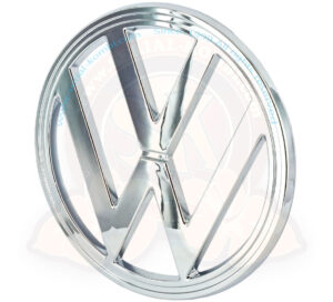 Front VW badge, chrome plastic, 8/1972-7/1979 (as original)