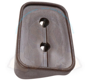 Base superior de la manija del lado del pasajero en el pilar de la puerta, marrón  5/1979-7/1992