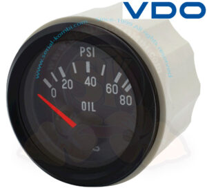 Indicatore pressione olio 0-80 PSI, VDO 52mm 1200cc-2000cc