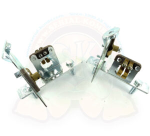 Bulb holders for taillights, double filament, Beetle, 8/1952-7/1955 (heart lights) pair