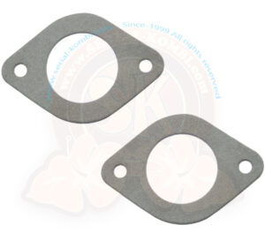 Gasket under dual carburetors (between carb and manifold), EMPI / Solex / Brosol (Kadron) 40EIS, per pair