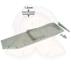 Semi pianale, spessore 1.2mm, Maggiolino (berlina) 8/1955-7/1957 - Sinistro