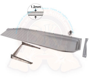 Semi pianale, spessore 1.2mm, Maggiolino (berlina) 8/1970-7/1972 - Destro