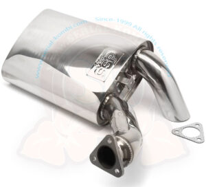 Silenciador 'Sidewinder' inox 1500cc-1600cc, 8/1962-7/1967