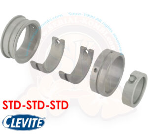 Bronzine albero motore (standard) carter STD, albero STD, battuta STD (22mm), Mahle Clevite, 1600cc CT 5/1979-12/1982