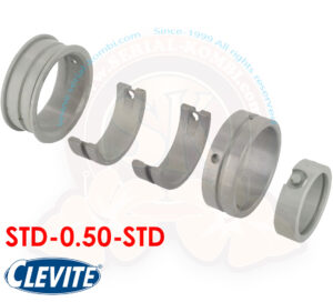 Kurbelwellenlager, std/0.50/std, Mahle Clevite, 1600ccm, 8/1967-7/1979