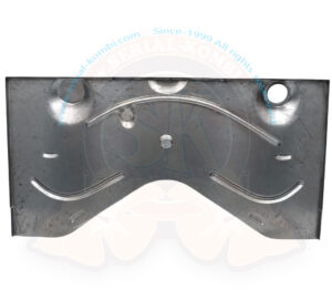 Lamiera di separazione anteriore, divisorio tra serbatoio e cabina, parte esterna, Maggiolino 8/1960-7/1967