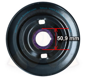 Crankshaft pulley standard Ø, 1.00mm oversize case, 1600cc