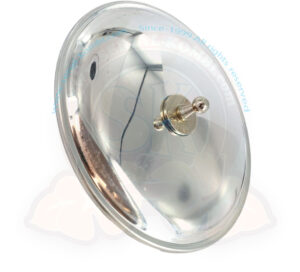 Außenspiegel rund, Aluminium poliert, 1950-7/1967