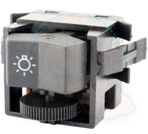 Lichtschalter mit Regler für Armaturenbrettbeleuchtung, T3 mit Tagfahrlicht, 8/1990-7/1992, Syncro 3/1989-7/1992 - 11- polig