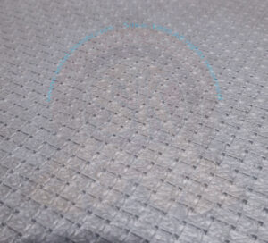 Vinyl for upholstery, Square Weave, roll width 140cm (by the metre), Grey