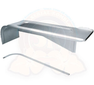 Radkastenanbau vorne links, Fzg. mit Mitteldurchgang, 3/1955-7/1967