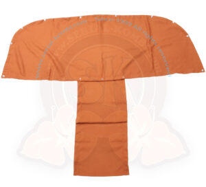 Vorhang, Trenner zwischen Fahrerkabine und Fahrgastzelle, mit Haken, Westfalia, 8/1967-7/1979 orange