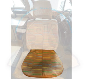 Housse d'assise de siège avant, Gazelle EP marron clair Westfalia 5/1979-7/1992