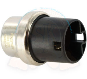 Transmisor 2 clavijas  de 6.3mm de temperatura de agua para indicador sobre salpicadero, 8/1985-7/1992