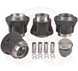Barrel and piston set 77mm, ø top 90mm, ø bottom 90mm for Beetle engine 1200cc 34hp, 8/1969-12/1977