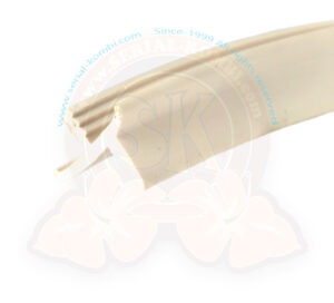 Profilo Bianco in gomma per bordo sportello mobile, venduto al metro Westfalia T4 9/1990-6/2003 California Westfalia