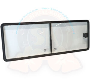 Vitre coulissante droite sur porte coulissante 8/1967-7/1979