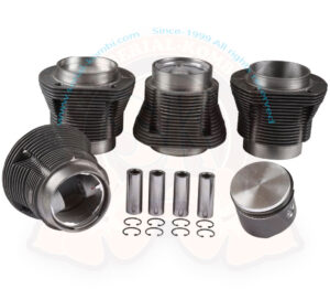 Kit pistons cylindres 1385cc 83x64mm, pour augmenter la cylindrée du moteur 1200cc 34ch sans usinage du carter en 90mm 8/1969-12/1977
