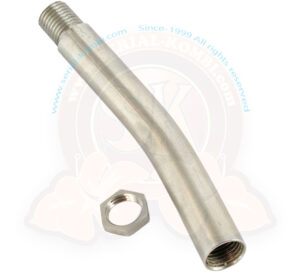 Verlängerung Schalthebel gebogen, Edelstahl poliert, 5/1979-7/1992  Ø 14mm