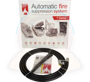 Automatic fire extinguisher BLAZECUT 'FK' ideal for engine compartment, length 3m, diameter 18mm, supplied ready to install with fitting instructions
