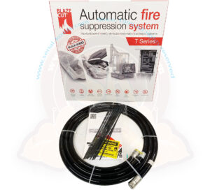 Automatic fire extinguisher BLAZECUT 'FK' ideal for engine compartment, length 4m, diameter 18mm, supplied ready to install with fitting instructions