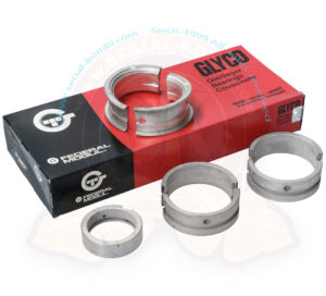 Coussinets de vilebrequin côte standard, carter STD, vilebrequin STD, butée STD (22mm), Glyco &lsquo;steel backed&rsquo;, 1600cc 8/1967-7/1979