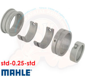 Bronzine albero motore maggiorate: carter STD, albero 0.25, battuta STD 22mm 1200cc-1600cc