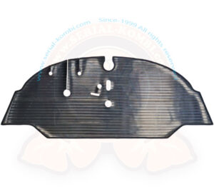 Fußmatte für Fahrerkabine, Kautschuk dünner als original, schwarz, 8/1958-7/1967