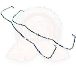 Rocker cover clips, chrome, 1600cc, 8/1967-7/1979 a pair