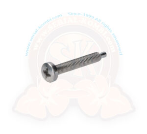 Tornillo inox para lente de intermitentes delanteros, M4x28, Kombi 8/1963-7/1967 (unidad)