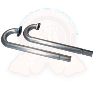 J-Rohre, 38mm Edelstahl, 1200ccm-1600ccm, 1960- paarweise