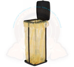 Müllsackhalter mit Deckel, zusammenlegbar