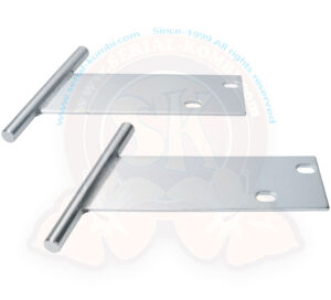 T-Bars, eloxiertes Aluminium, vorne oder hinten, Käfer 8/1967- (1200 ccm 8/1973-), auch 1302 / 1303, Karmann Ghia 8/1971- (paarweise)