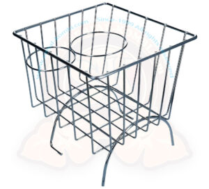 Cesitno portaoggetti, porta lattine / bibite per tunnel centrale, Maggiolino, Karmann Ghia, Tipo 3, Pescaccia, Cromato