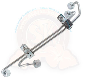 Tubos de presión de inyección, juego de 2 tubos para los cilindros 4-5 T4 1/1996-6/2003 2500cc TDI (ACV, AUF, AYC, AXL, AHY, AXG)