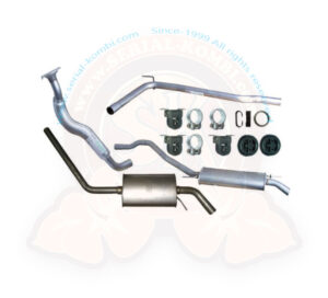 Auspuffanlage Kompletkit mit Montagematerial, T4 9/1990-12/1995 1900ccm und 2400cc Diesel