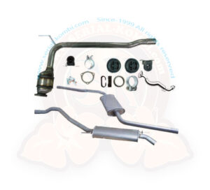 Auspuffanlage Kompletkit mit KAT und Montagematerial, T4 9/1990-12/1995 1900ccm Turbodiesel, ERNST