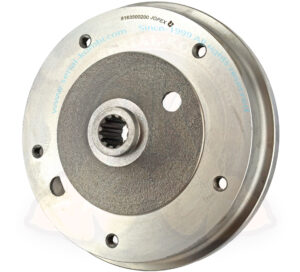 Brake drum, rear, 5x205, Beetle / Karmann Ghia, 10/1957-7/1967 (1 673 411 >)