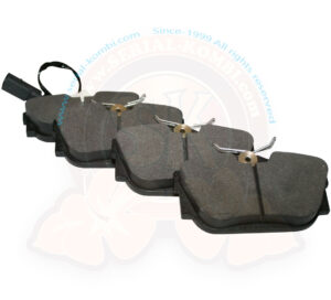 Bremsbeläge hinten für 15", Stärke 17.3mm, 4 St. T4 1/1996-6/2003