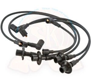 Zündkabelsatz mit um 90 Grad abgewinkelten Zündsteckern, 1200ccm-1600ccm, 1950-7/1967
