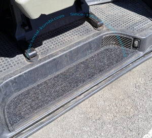 Teppich für Einstieg Schiebetür rechts, grau anthrazit, T4 9/1990-6/2003 einzeln