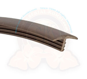 Kantenschutz für Möbel, braun, T-Profil, 17mm, Westfalia, Meterware