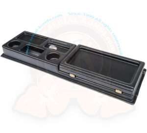 Ablage für Armaturenbrett, klappbar, verschiedene Aufbewahrungsfächer, ABS Kunststoff, schwarz, 5/1979-7/1992